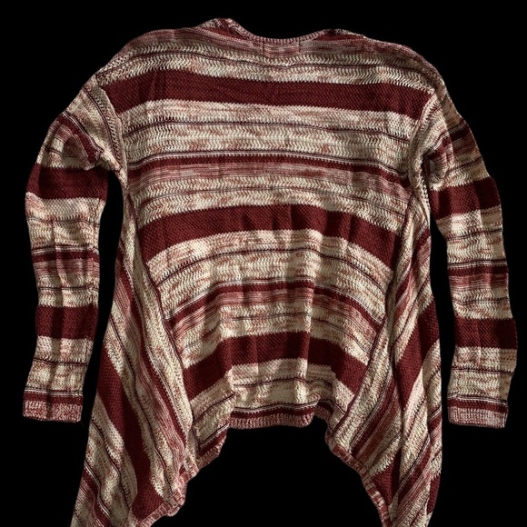 NEW Knox Rose Cardigan Rust Red & Cream White - Picture 2 of 4